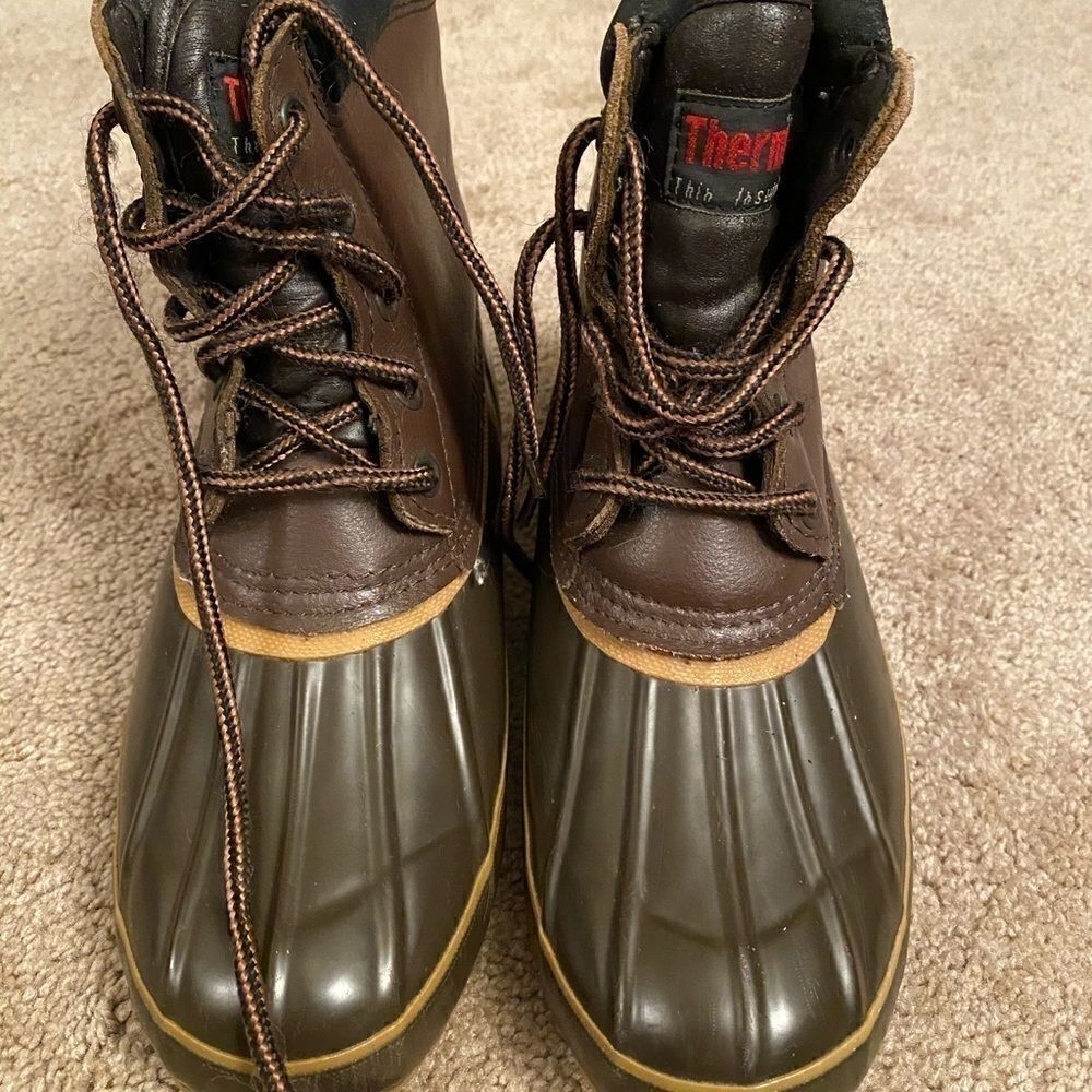 Trails end, thermolite, brown duck boots